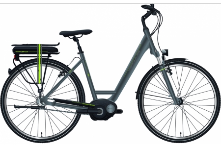 28er Damen E-Bike: Hercules Rochefort – 7 Gang Nexus in grau